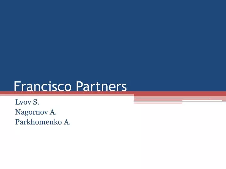 francisco partners
