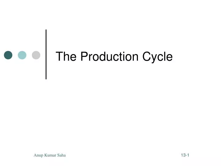 the production cycle