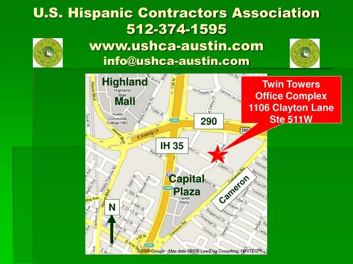 u s hispanic contractors association 512 374 1595 www ushca austin com info@ushca austin com