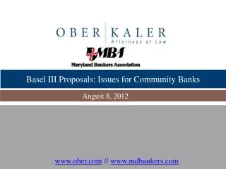 Basel III Proposals: Issues for Community Banks