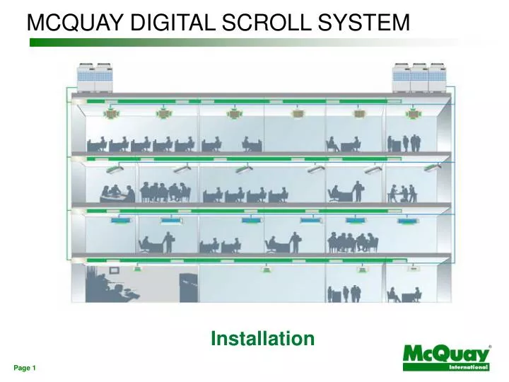 mcquay digital scroll system