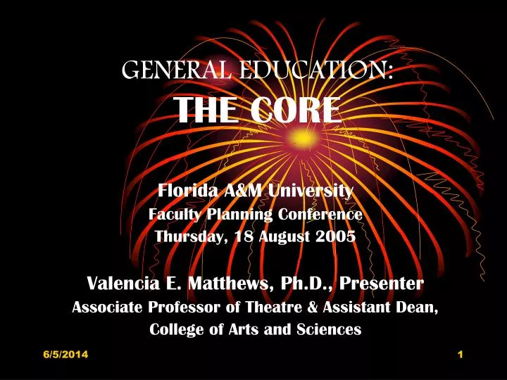 general education the core
