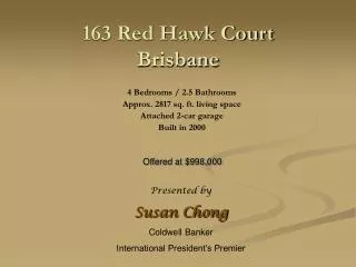 163 Red Hawk Court Brisbane