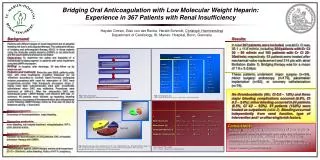 Bridging Oral Anticoagulation with Low Molecular Weight Heparin: Experience in 367 Patients with Renal Insufficiency