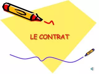 le contrat
