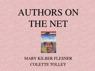 AUTHORS ON THE NET