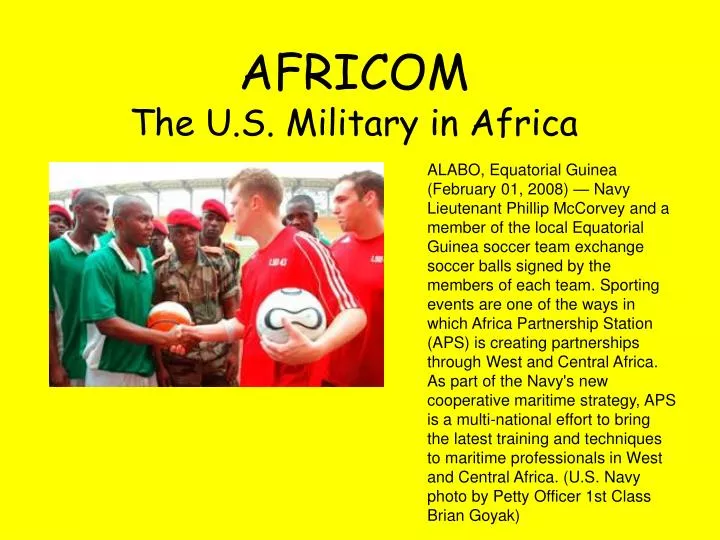 africom the u s military in africa