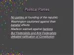 Evolution of U.S. Political Parties - slide 1