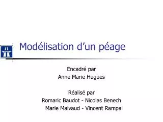 mod lisation d un p age