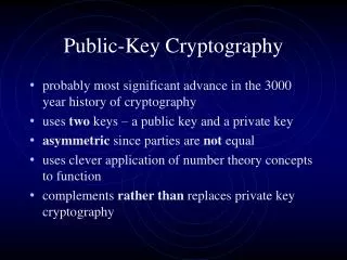 Public-Key Cryptography