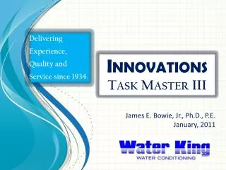 Innovations Task Master III
