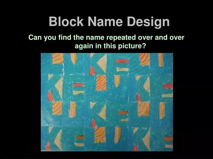 block name design