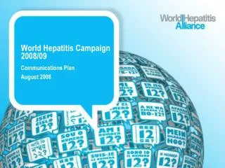 World Hepatitis Campaign 2008/09