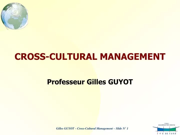cross cultural management