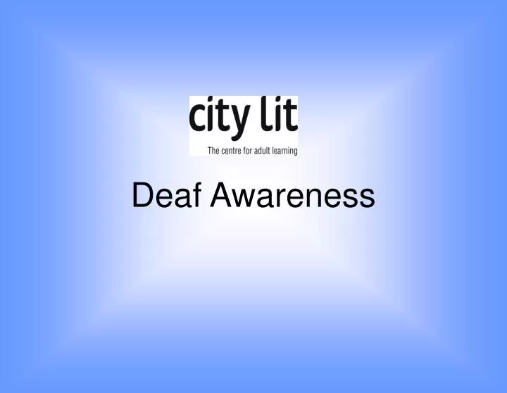 deaf awareness