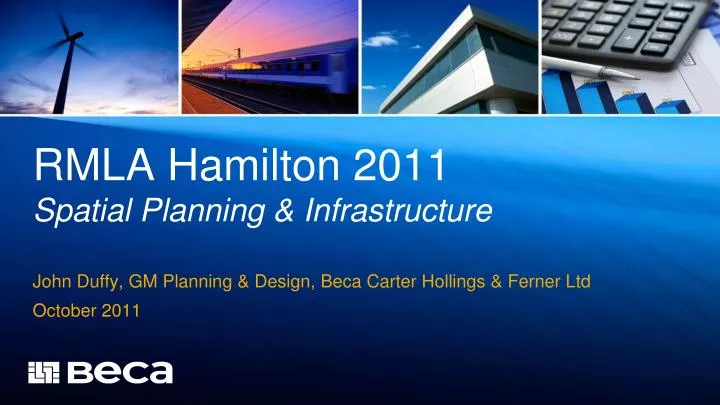 rmla hamilton 2011 spatial planning infrastructure