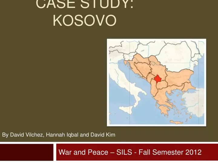case study kosovo