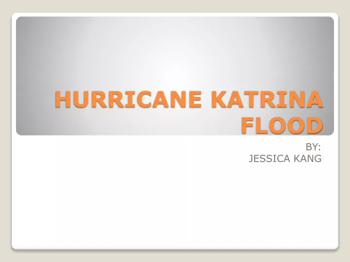 hurricane katrina flood