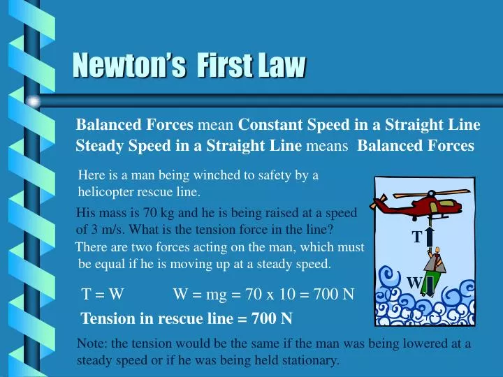 newton s first law