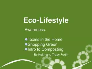 Eco-Lifestyle