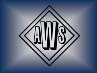 This is AWS American Welding Society