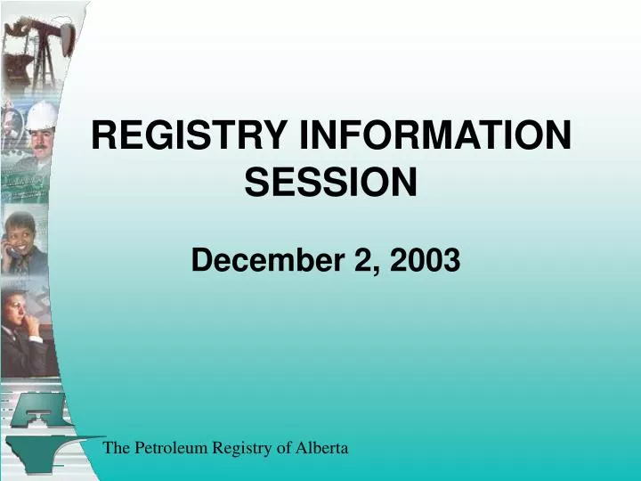 registry information session