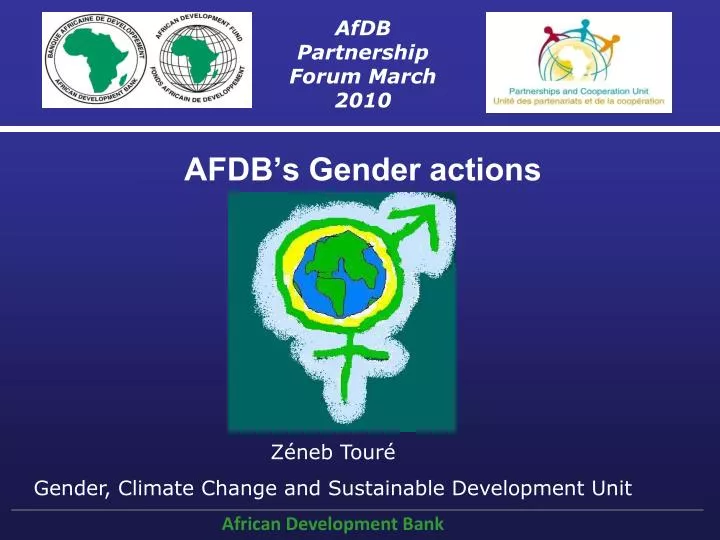 afdb s gender actions
