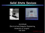 Solid State Devices - slide 1