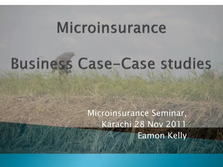 microinsurance business case case studies