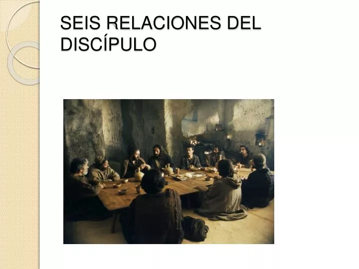 seis relaciones del disc pulo