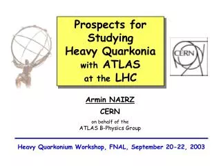 Prospects for Studying Heavy Quarkonia with ATLAS at the LHC