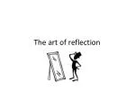 The art of reflection - slide 1