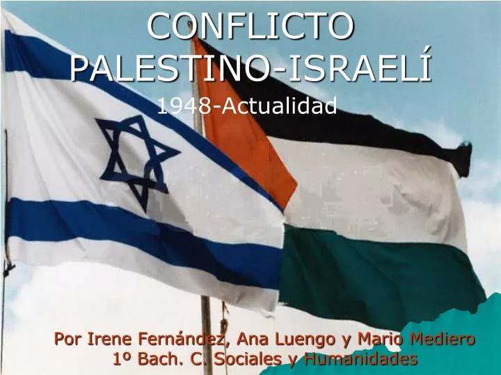conflicto palestino israel