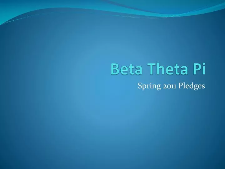 beta theta pi