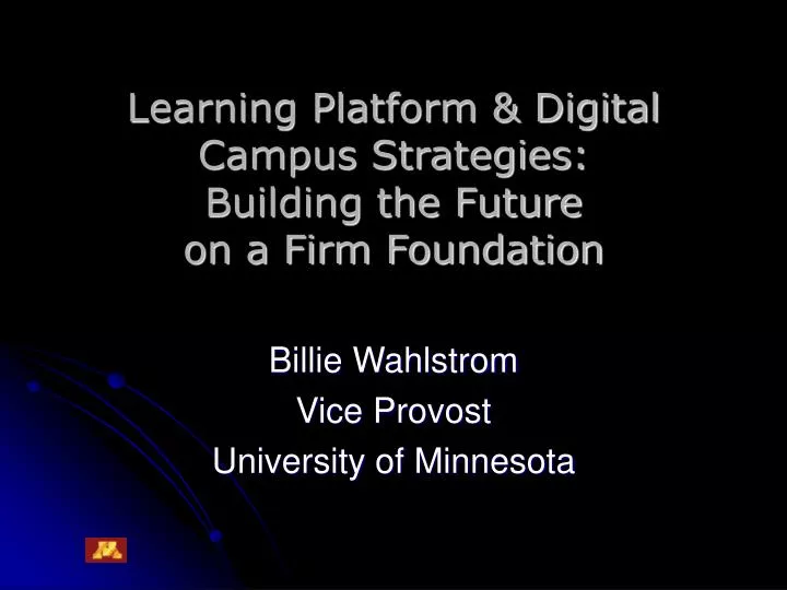 learning platform digital campus strategies building the future on a firm foundation
