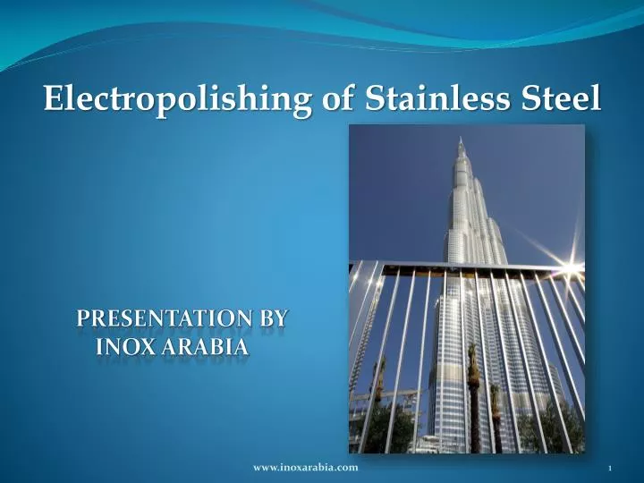 electropolishing of stainless steel