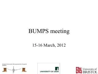 BUMPS meeting