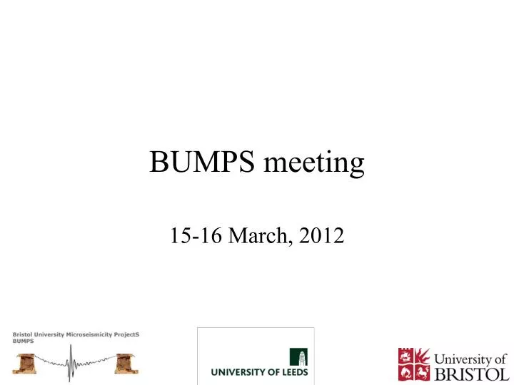 bumps meeting