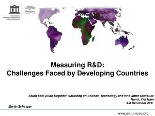 Measuring R&amp;D: Challenges Faced by Developing Countries