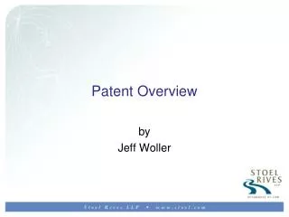 patent overview