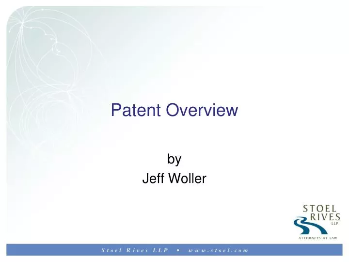 patent overview