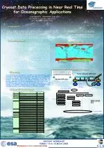 CryoSat LRM Data Processing for Oceanographic Applications - slide 1