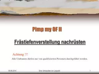 pimp my of ii