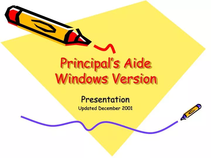 principal s aide windows version