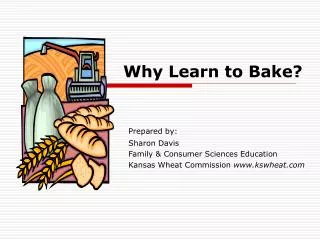 Why Learn to Bake?