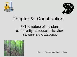 Chapter 6: Construction