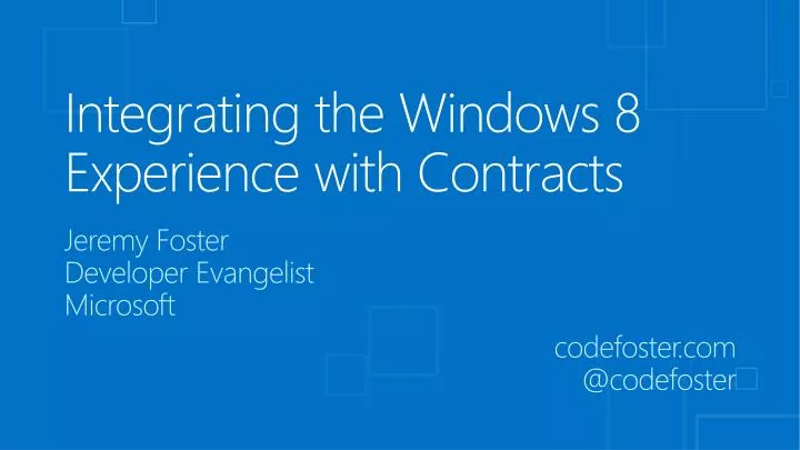 integrating the windows 8 experience with contracts