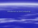 Introduction to Grid Computing - slide 1