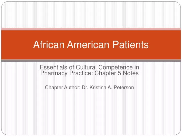 african american patients