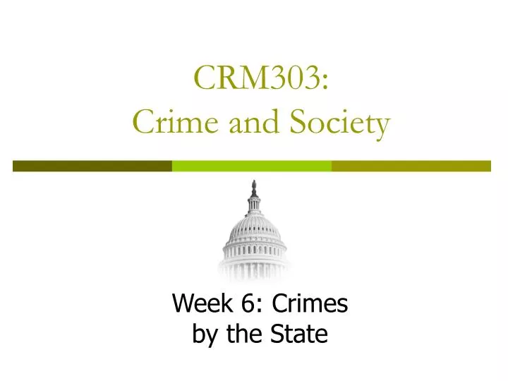 crm303 crime and society